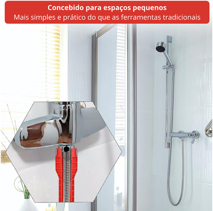Ferramenta para casas de banho e pias 14 em 1