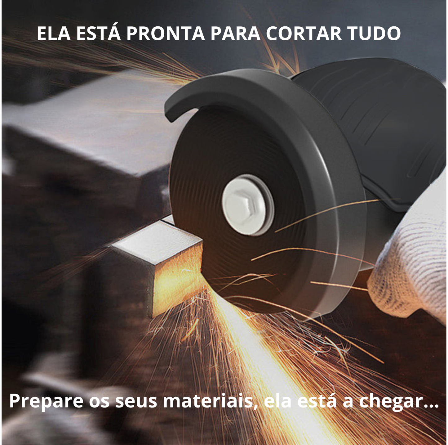 Mini esmeriladora angular alimentada por bateria